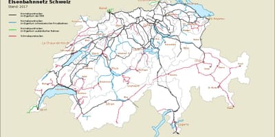 মানচিত্র সুইজারল্যান্ড এর পোর্ট